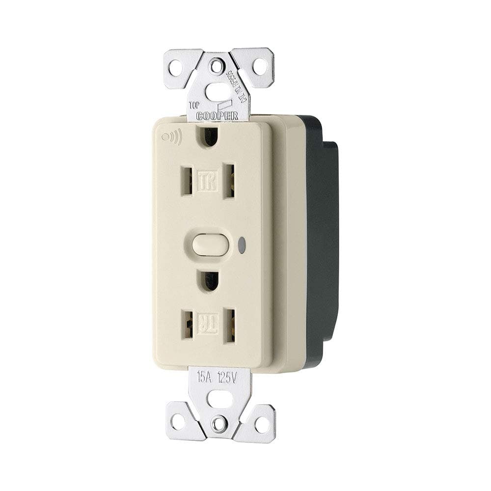 EATON Wiring RFTR9505-TDS Aspire Z-Wave Wireless Duplex Receptacle, Desert Sand