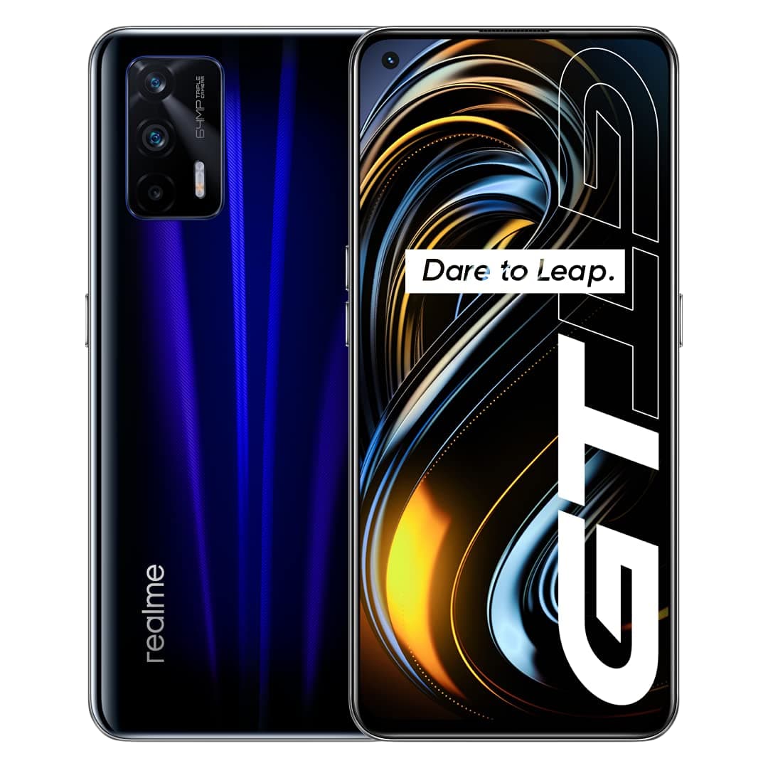 Realme GT, 8GB 128GB, Unlocked, Snapdragon 888 with 64MP AI Triple Camera, 4500 Battery 65W SuperDart Charge, 120Hz 6.43" Super AMOLED Fullscre...
