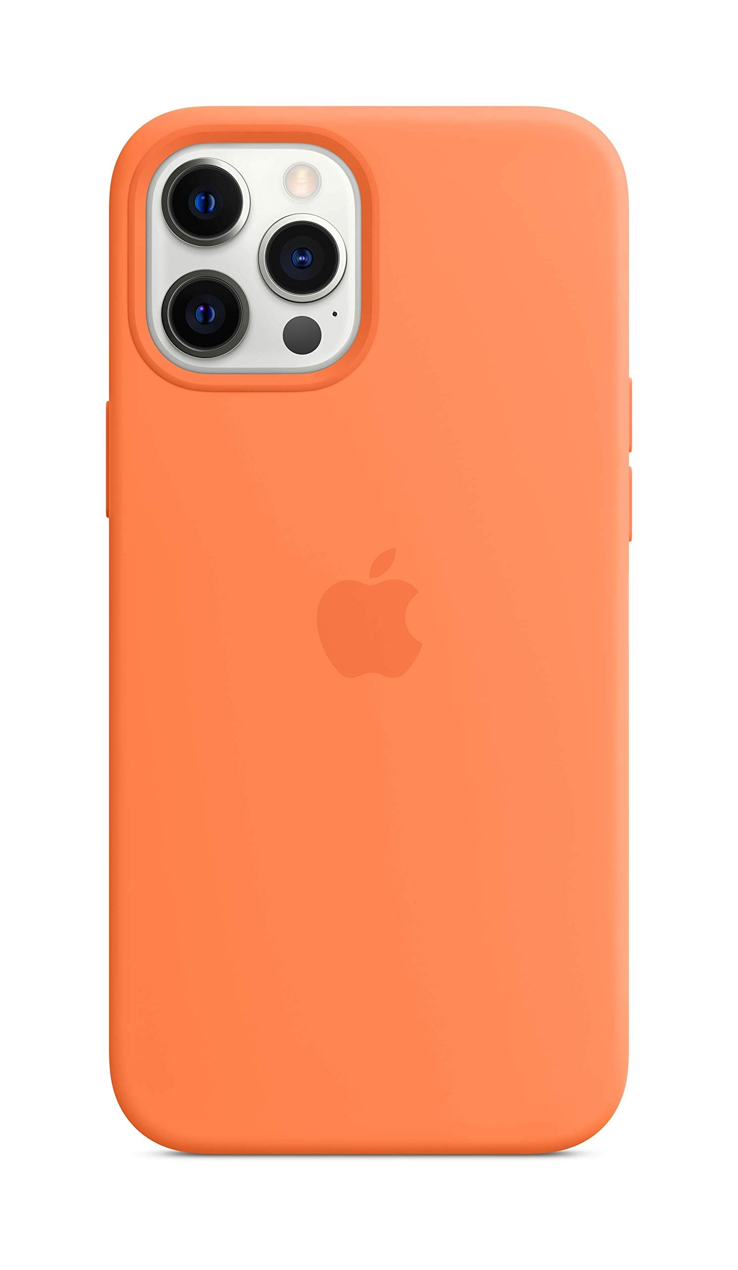 Apple Silicone Case with MagSafe (for iPhone 12 Pro Max) - Kumquat