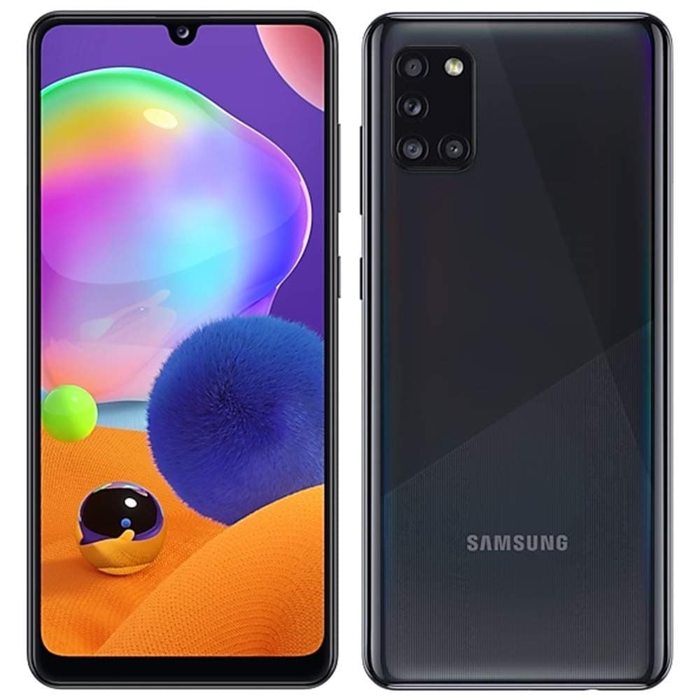 Samsung Galaxy A31 (128GB, 4GB) 6.4" FHD+, Quad Camera, 5000mAh Battery, Dual SIM GSM Unlocked US + Global 4G LTE International Model - A315G/D...