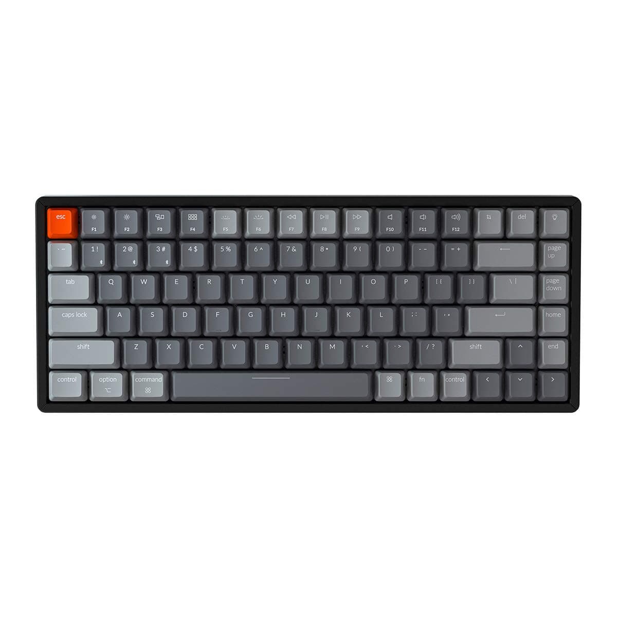 Keychron K2 Version 2 Wireless Gaming Mechanical Keyboard, Bluetooth/USB Wired Compact 84 Keys RGB LED Backlit N-Key Rollover Aluminum Frame for Ma...
