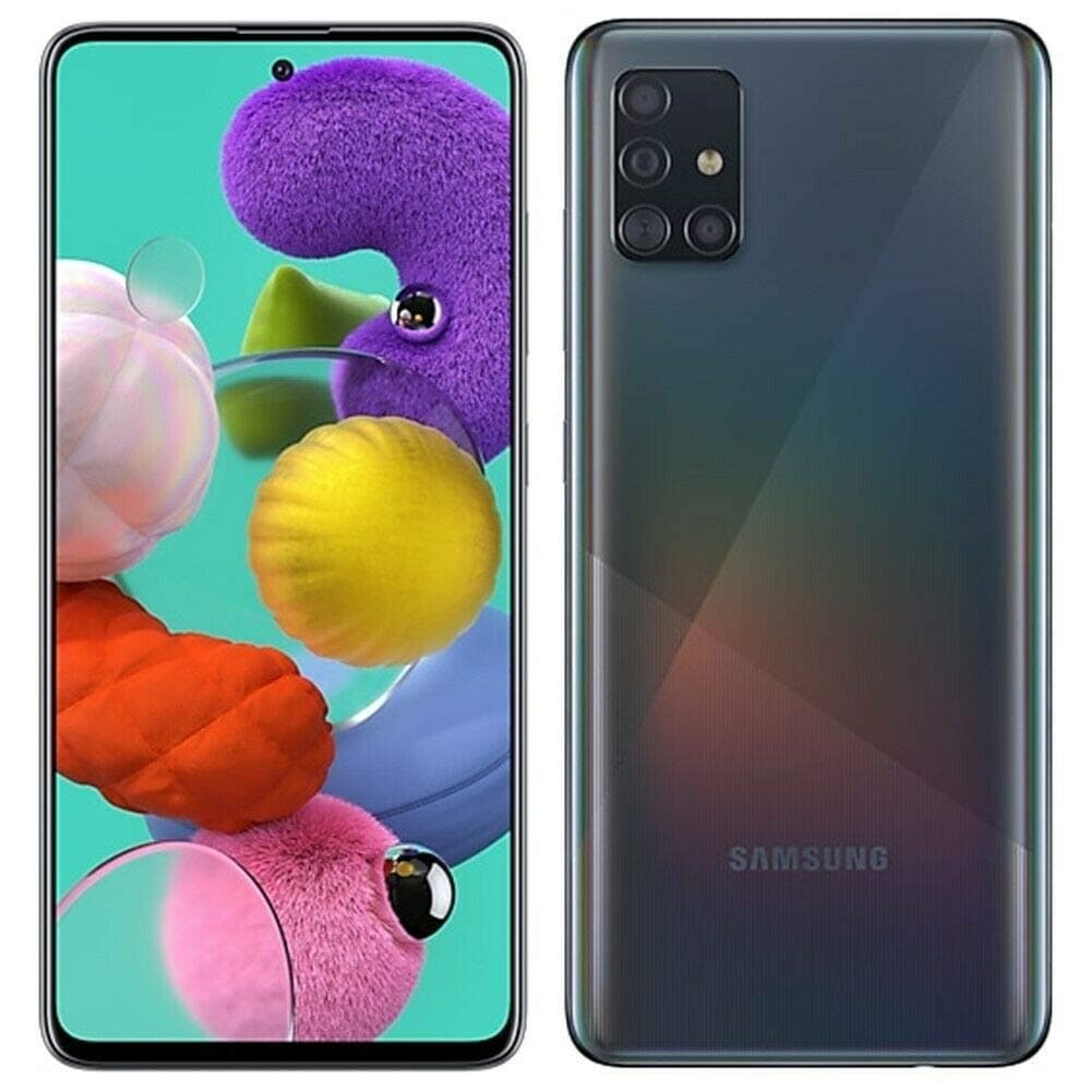 Samsung Galaxy A51 A515F 128GB DUOS GSM Unlocked Phone w/ Quad Camera 48 MP + 12 MP + 5 MP + 5 MP (International Variant/US Compatible LTE) - Prism...