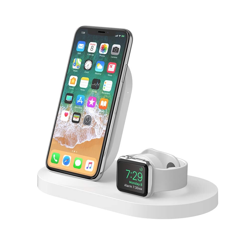Belkin Boost Up Wireless Charging Dock (Apple Charging Station for Iphone + Apple Watch + USB Port) Apple Watch Charging Stand, iPhone Charging Sta...