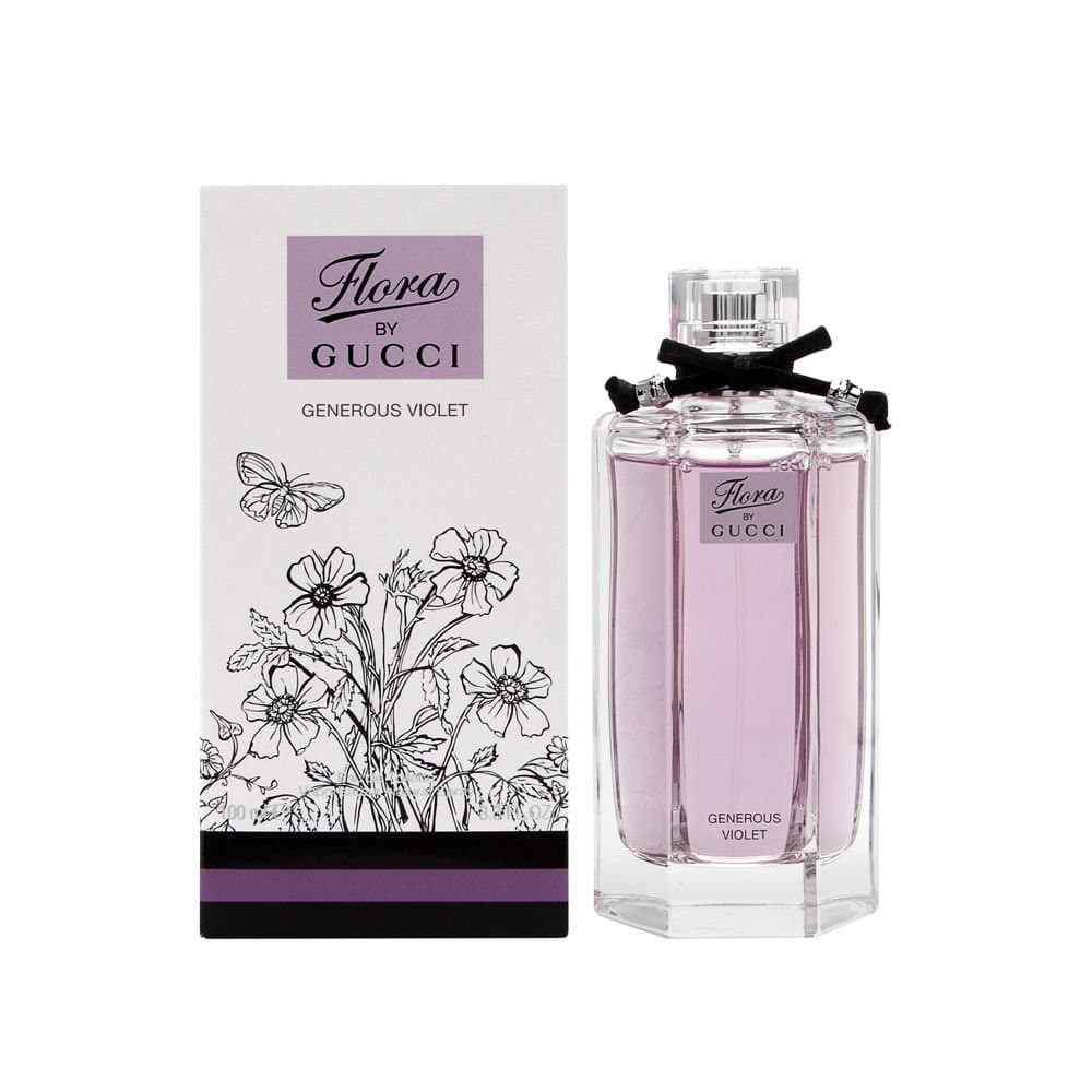 Gucci Eau de Toilette Spray, Flora Generous Violet, 3.4 Ounce
