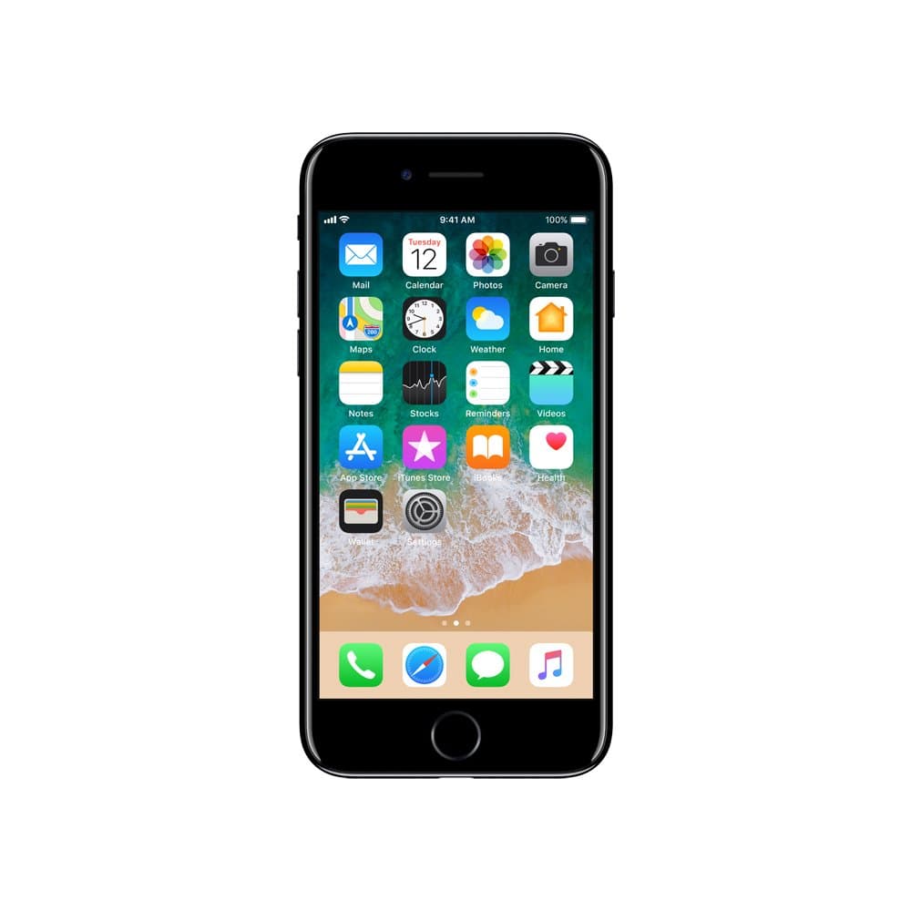 Apple iPhone 7, 256GB, Jet Black - For AT&T (Renewed)