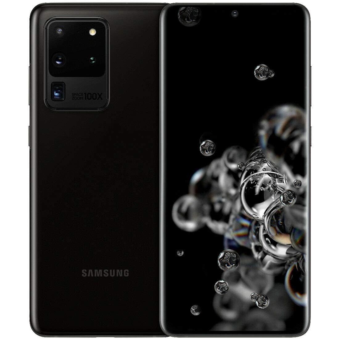 Samsung Galaxy S20 Ultra 5G, US Version, 128GB, Cosmic Black for AT&T (Renewed)