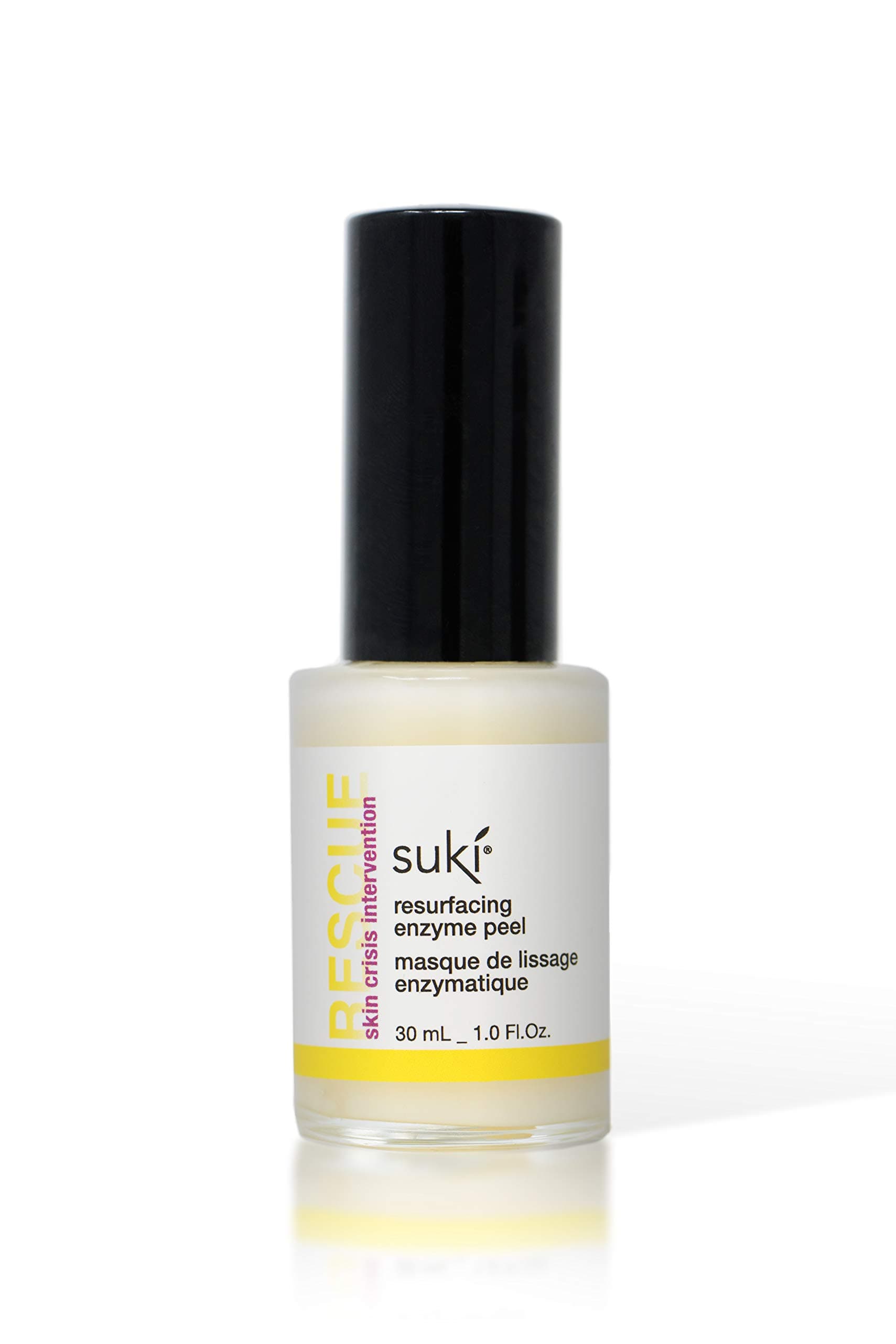 Suki Skincare Resurfacing Enzyme Peel - With Glycolic Acid, Papain, Apple, & Pumpkin - Chemical Exfoliant that Reduces Dry Skin Buildup While Promo...