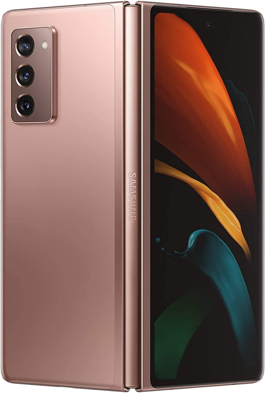 Samsung Galaxy Fold 2 5G Dual F916B 256GB 12GB International Version - Mystic Bronze (Renewed)