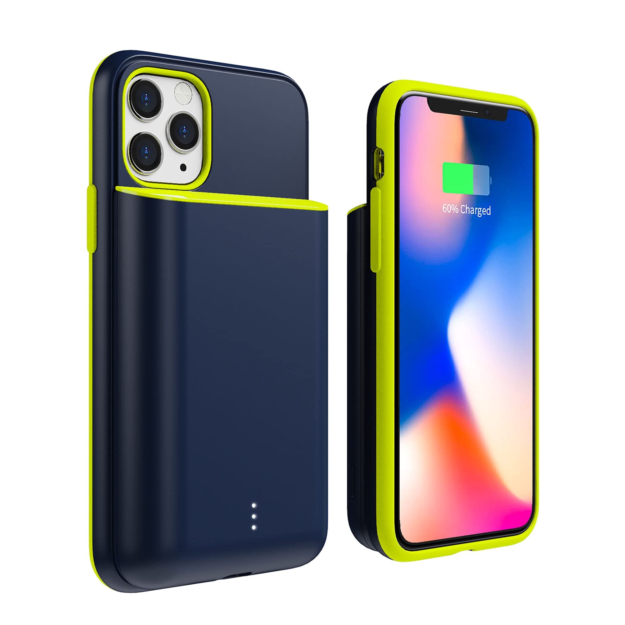 Magplus Battery Charging Case for iPhone 11 Pro–Detachable & Magnetic Smart Charger Case for Apple Wireless Charging–Protective Portable Rechargeab...