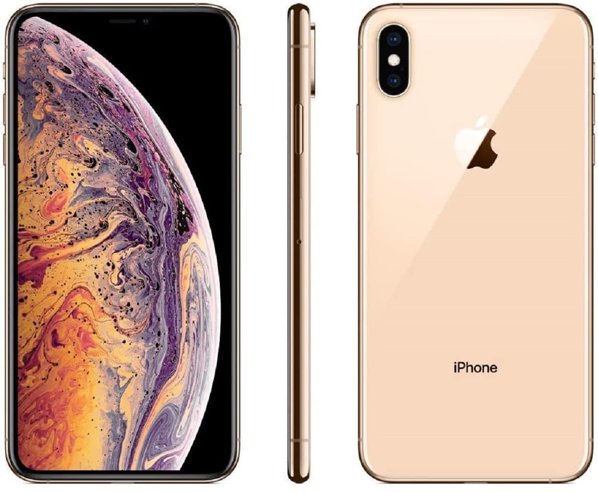 Apple iPhone XS Max, 64GB, Gold - For Cricket Wireless (Renewed)