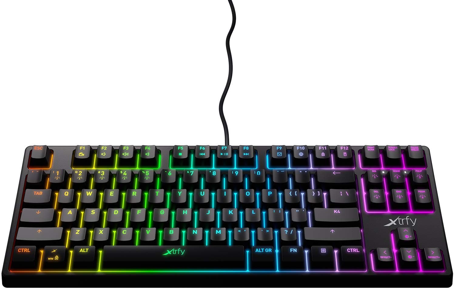 K4 RGB Tenkeyless, Mechanical gaming keyboard with RGB, US