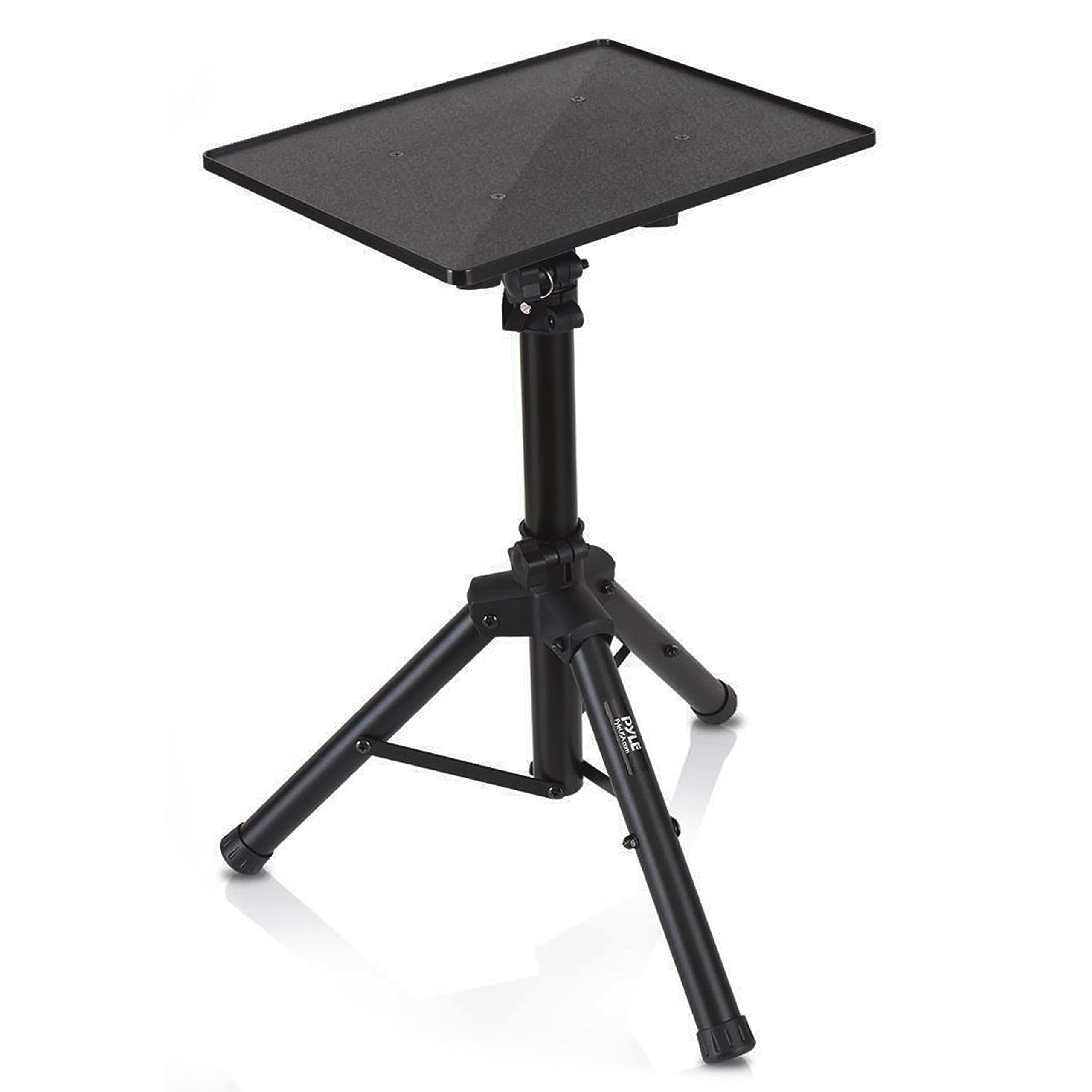 Pyle-Pro Universal Device Projector, Height Adjustable Laptop, Computer DJ Equipment Stand Mount Holder, Good for Stage or Studio-Pyle PLPTS4, Blac...