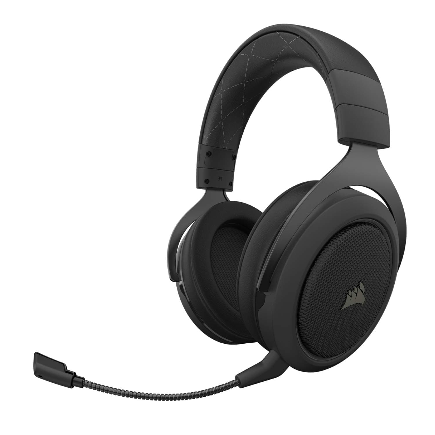Corsair HS70 Pro Wireless Gaming Headset - 7.1 Surround Sound Headphones for PC, MacOS, PS5, PS4 - Discord Certified - 50mm Drivers – Carbon