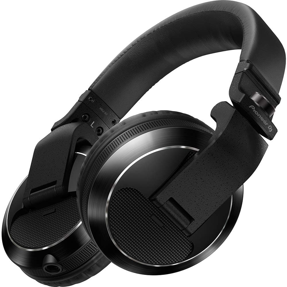 Pioneer DJ HDJ-X7-K - Closed-back Circumaural DJ Headphones with 50mm Drivers, with 5Hz-30kHz Frequency Range, Detachable Cable, and Carry Pouch - ...
