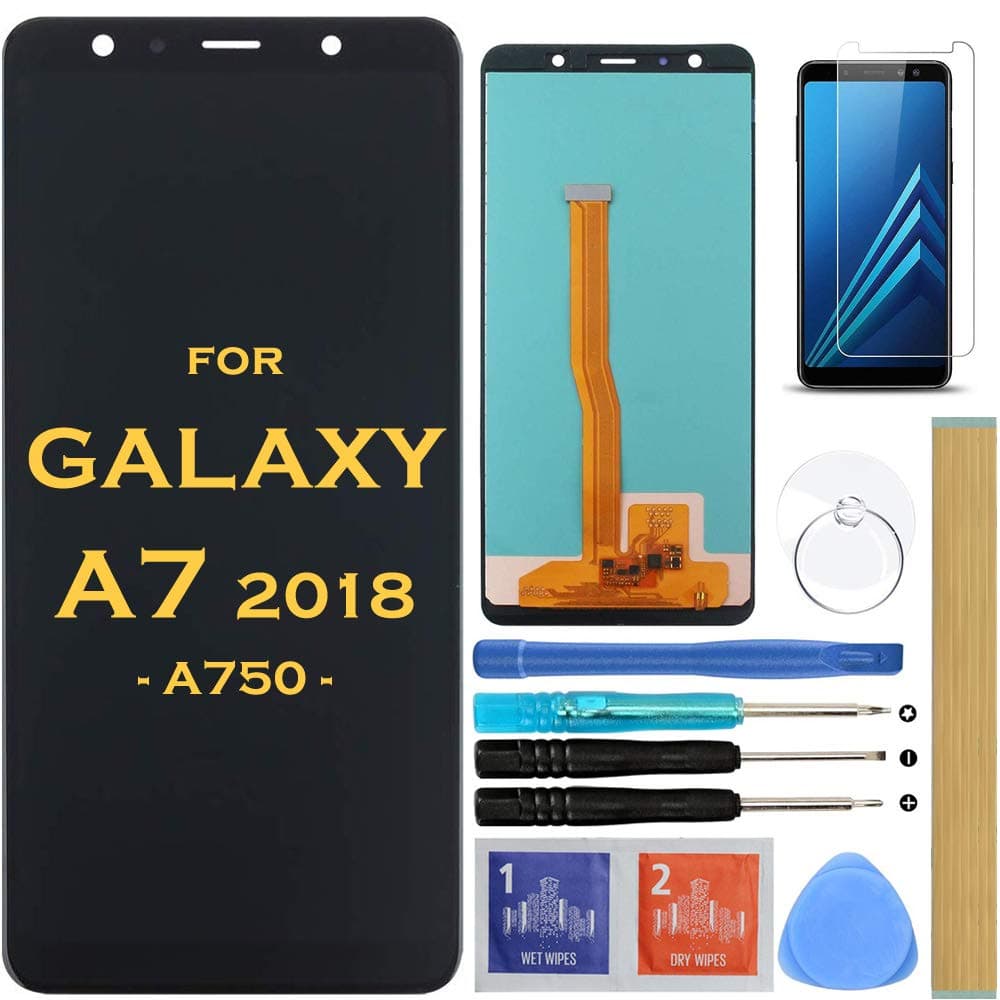 Screen Replacement LCD Display Touch Digitizer Assembly for Samsung Galaxy A7 2018 SM-A750 A750F A750FN A750N A750G A750GN/DS 6.0"