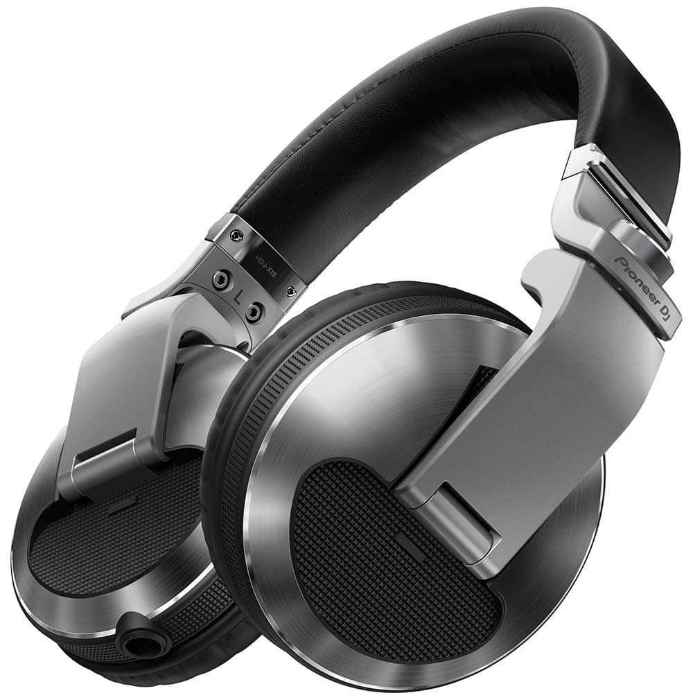 Pioneer DJ HDJ-X10-S - Closed-back Circumaural DJ Headphones with 50mm Drivers, with 5Hz-40kHz Frequency Range, Detachable Cable, and Carrying Case...
