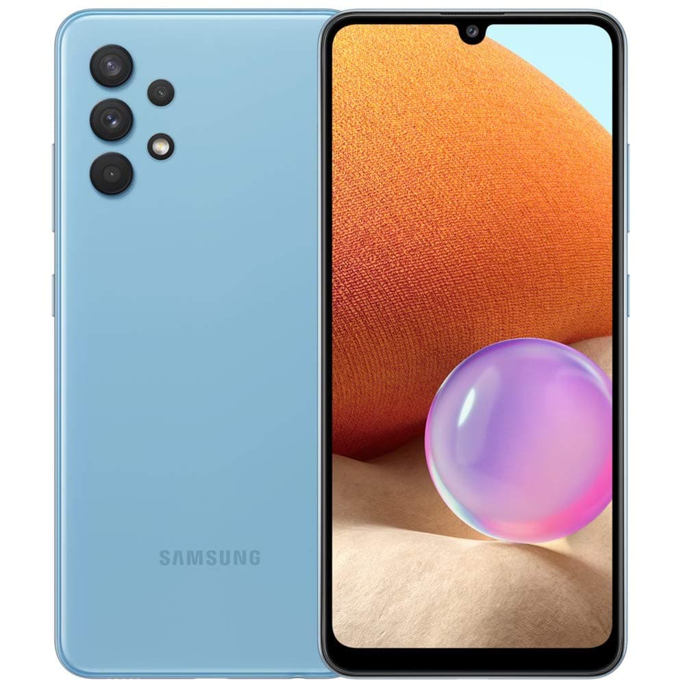 Samsung Galaxy A32 (128GB, 4GB) 6.4" Super AMOLED 90Hz Display, 64MP Quad Camera, All Day Battery, Dual SIM GSM Unlocked (US + Global) 4G Volte...