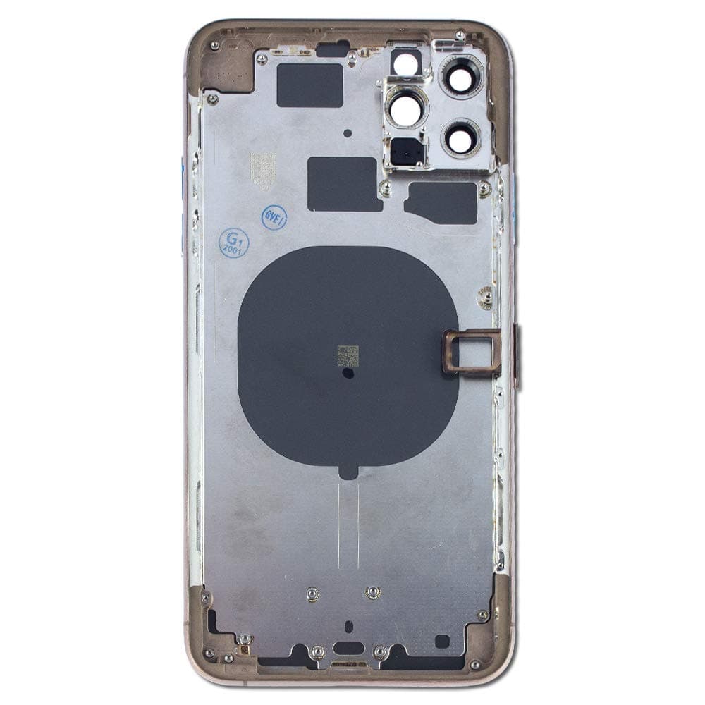 Back Glass Full Midframe Assembly for Apple iPhone 11 Pro Max - Gold