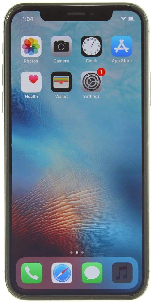 Apple iPhone X, 64GB, Space Gray - Fully Unlocked (Renewed Premium)