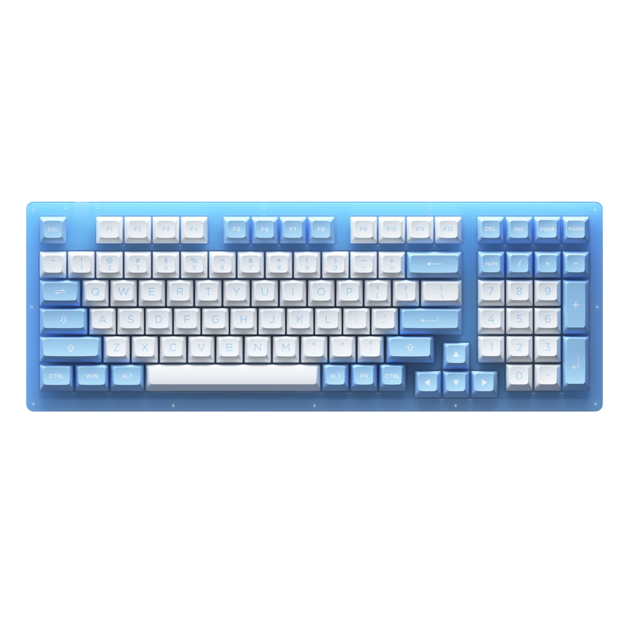 EPOMAKER AKKO ACR98 Doll of The Princess 98 Keys Hot Swappable RGB Wired Mechanical Gaming Keyboard with Acrylic Translucent Case, Extra ASA PBT Ke...