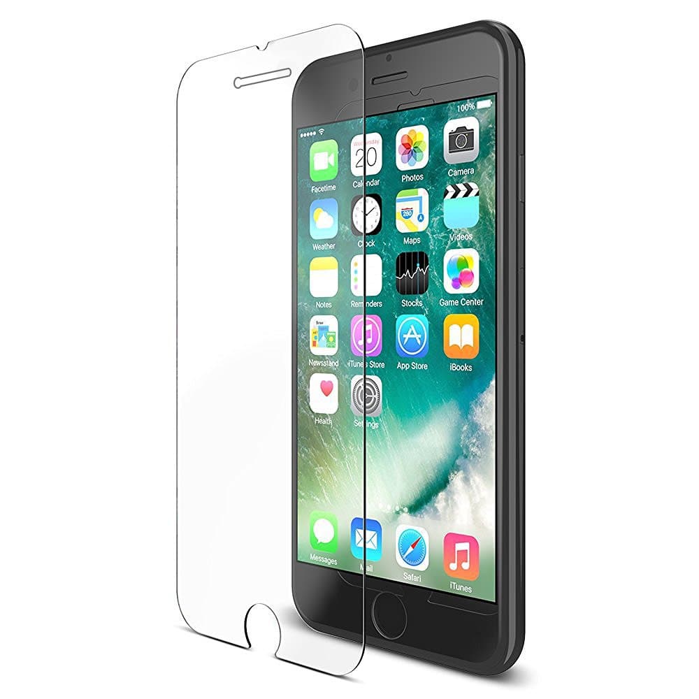 iPhone 7 Screen Protector Tempered Glass Full Coverage, Corastar Japanese Glass 9H 33mm, Ultra Slim iPhone 7 Screen Protector Clear, Protect Your I...