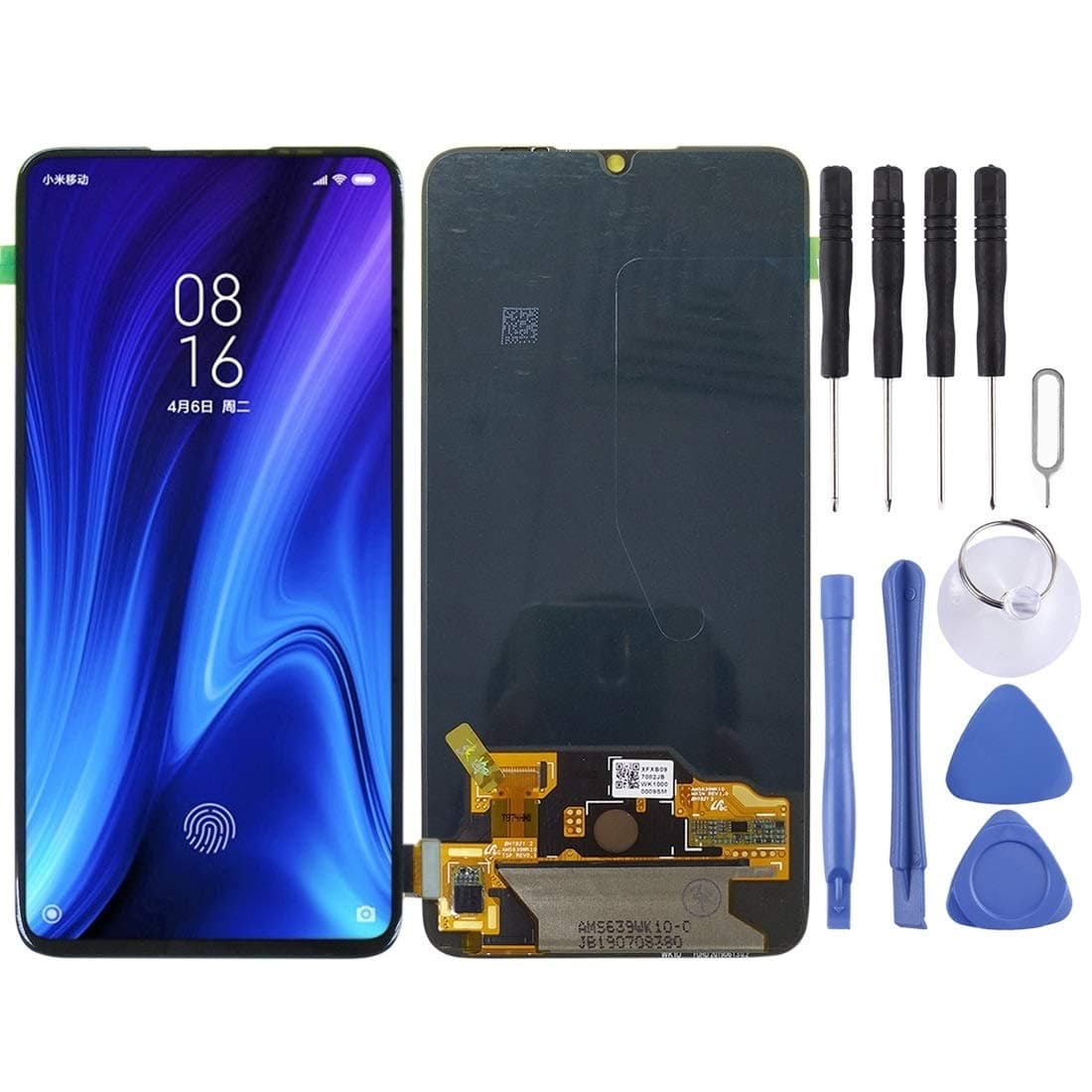 HEGUANGWEI LCD Screen and Digitizer Full Assembly for Xiaomi Mi CC9 (Black) Cell Phone LCD Screen Replacement Parts (Color : Black)