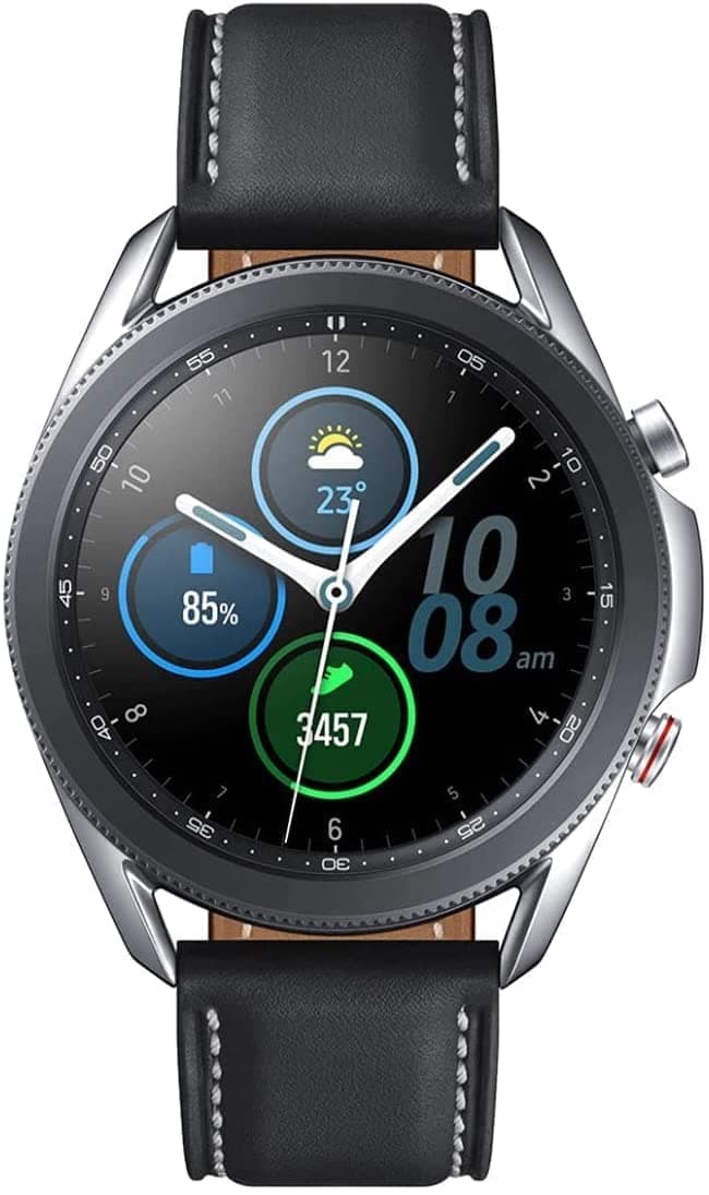 Samsung Galaxy Watch 3 (45mm, Mystic Silver) (Renewed)