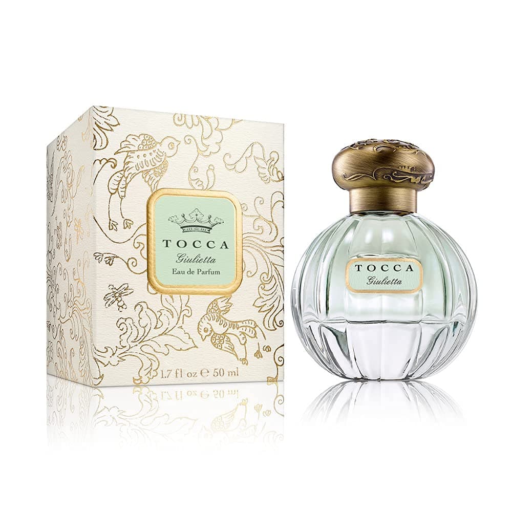 Tocca Eau de Parfum, Giulietta: Fresh Floral, Pink Tulips, Green Apple, Vanilla Orchid, Hand-Finished Bottle, 1.7 oz. | 50 ml