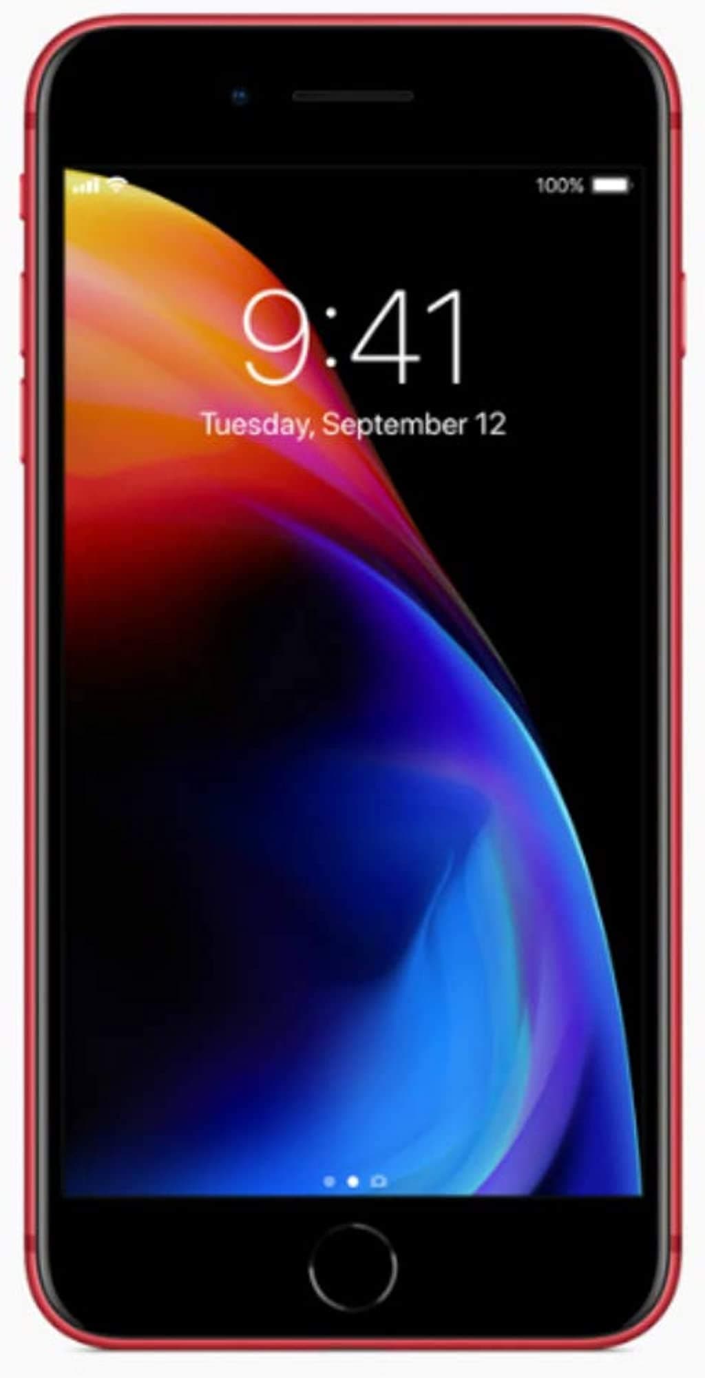 Apple iPhone 8 Plus, US Version, 64GB, Red - AT&T (Renewed)