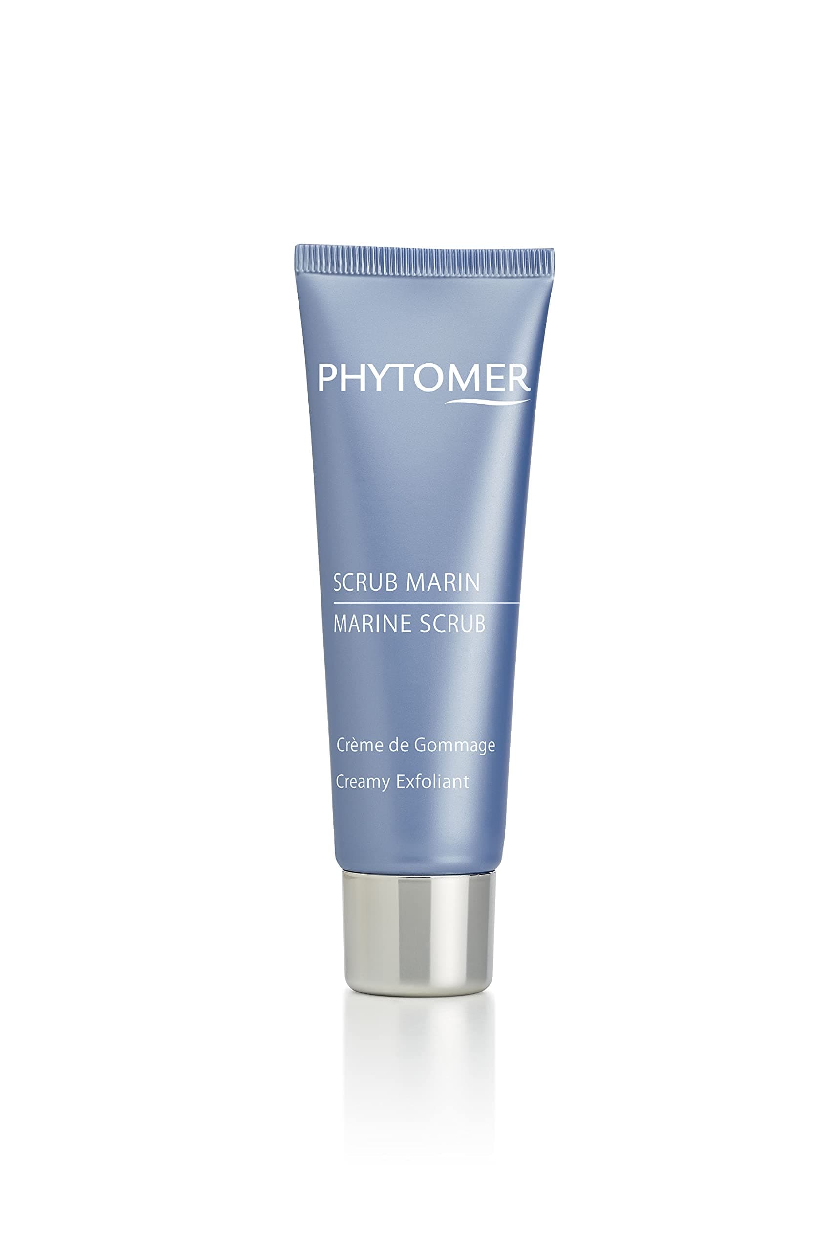 PHYTOMER Marine Scrub Creamy Exfoliant Face Wash | Hydrating Facial Scrub to Refine Skin Texture | Gentle Exfoliator & Cleanser for Face & Neck | R...