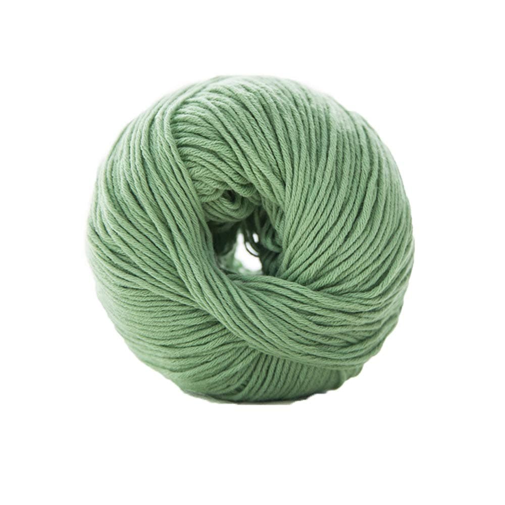 Green Milk Soft Cotton Wool Yarn 1kg/2.2lb Thick Knit Yarn Crochet Yarn DIY Thick Yarn Knitting Material for Hat Sweaters Scarf Blanket