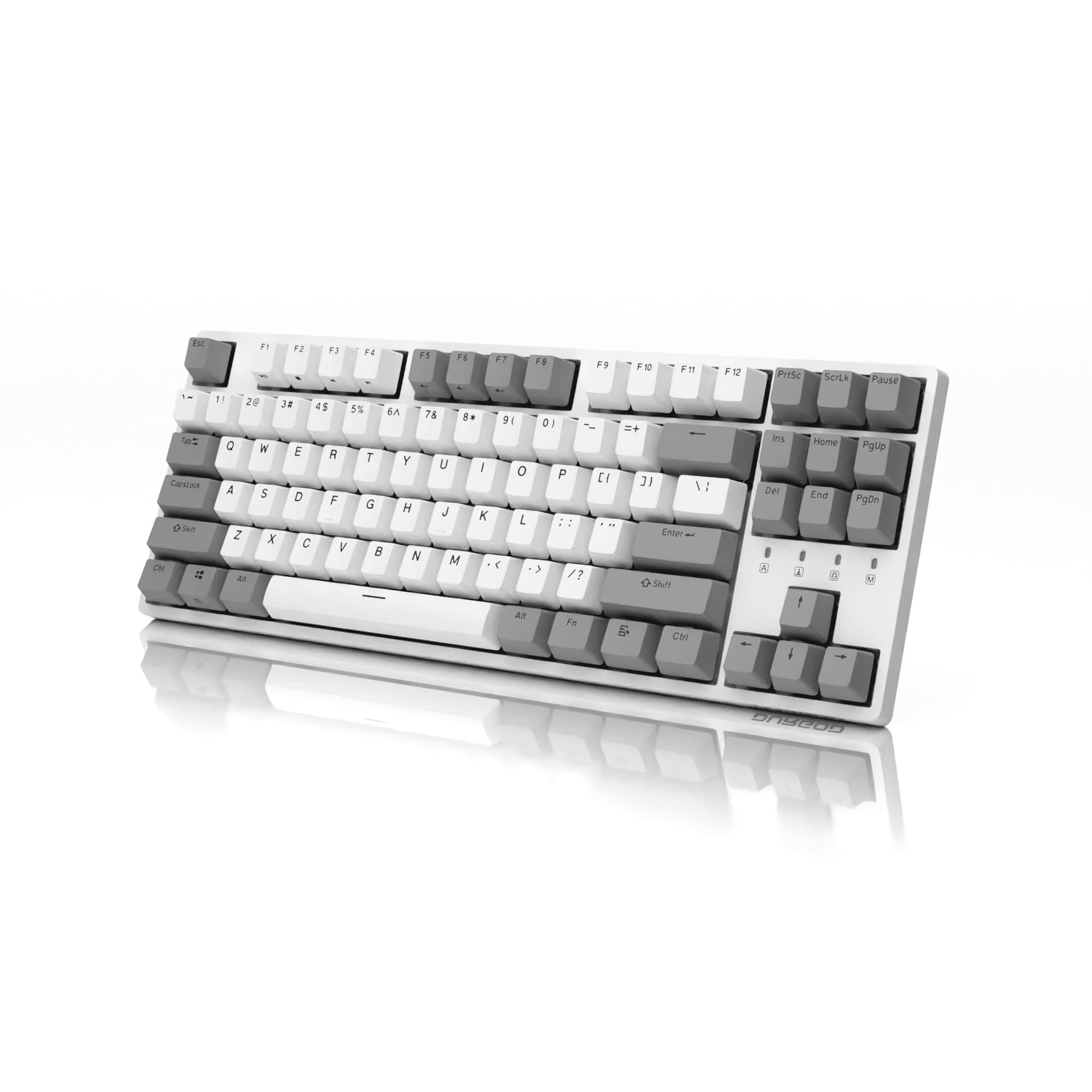 Durgod Taurus K320 TKL Mechanical Keyboard | 87 Keys Tenkeyless | USB C Wired | Doubleshot PBT Keycaps | Programmable Keys | NKRO Rollover | Window...
