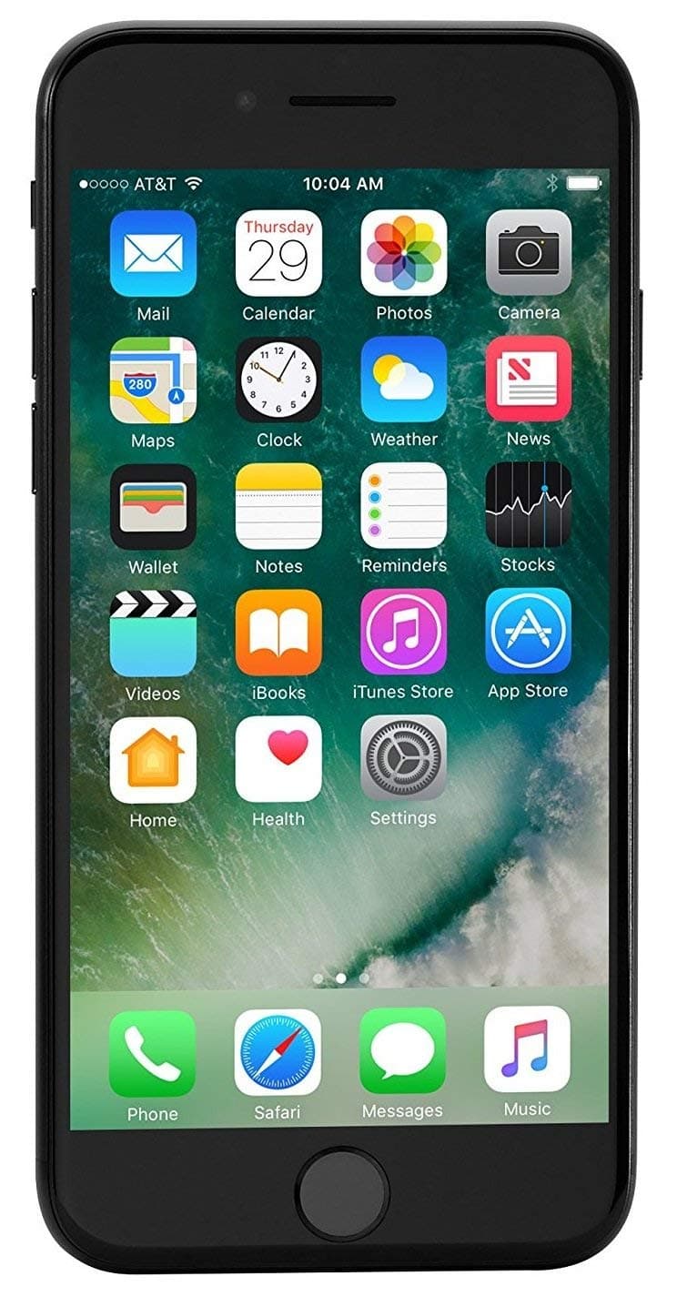 Apple iPhone 7 128GB GSM Unlocked (no CDMA) Smartphone, Black (Renewed)
