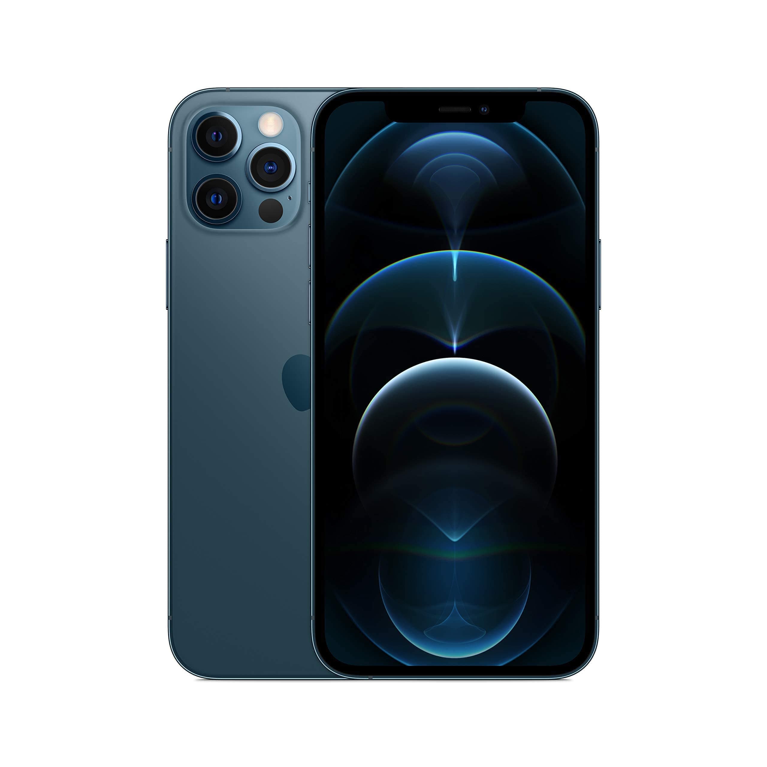 Apple iPhone 12 Pro, 512GB, Pacific Blue - AT&T (Renewed)