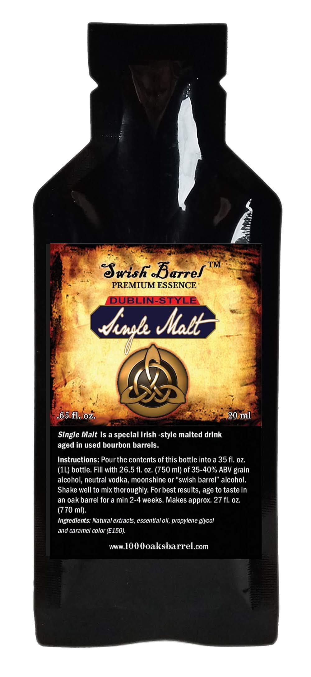 Dublin Style Single Malt Essence 10 Pack | Bootleg Kit Refills | Thousand Oaks Barrel Co. | Gourmet Flavors for Cocktails Mixers and Cooking | 20ml...