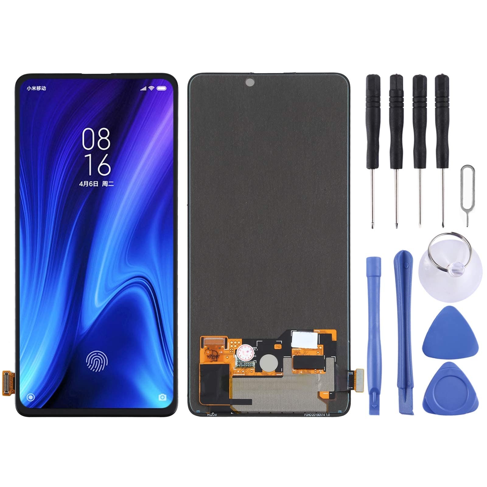 LIAOTIAN Mobile Phone LCD Screen AMOLED Material LCD Screen and Digitizer Full Assembly for Xiaomi Redmi K20 Pro / K20 / Mi 9T / Mi 9T Pro Phone Re...