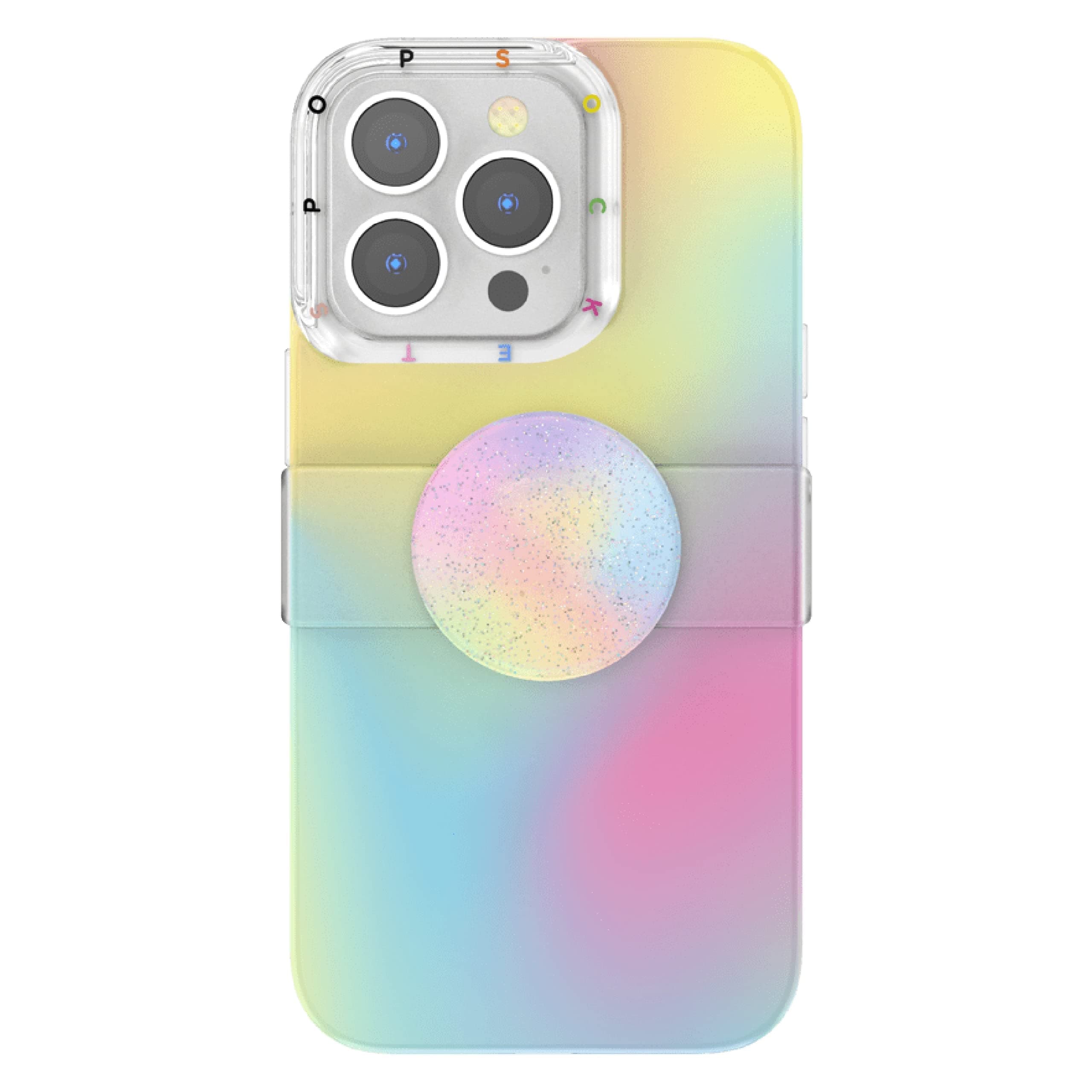 PopSockets iPhone 12 Case and iPhone 12 Pro Case for MagSafe with Repositionable Slide Pop Grip - Abstract