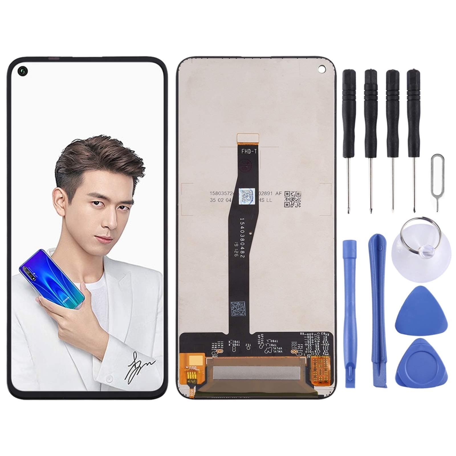 LUOKANGFEN LLKKFF Cell Phones LCD Screen LCD Screen and Digitizer Full Assembly for Huawei Honor 20S