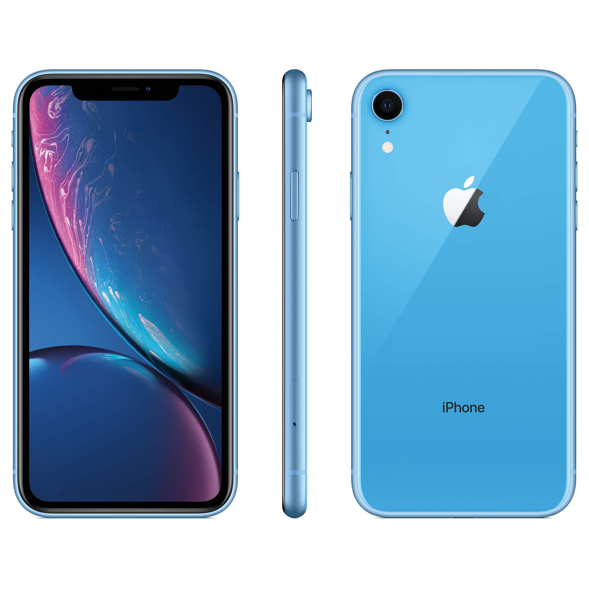 Apple iPhone XR, Boost Mobile, 64GB - Blue (Renewed)