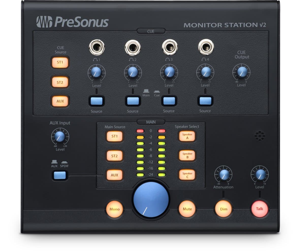 PreSonus MONITOR-STATION V2 Desktop Monitor System - New