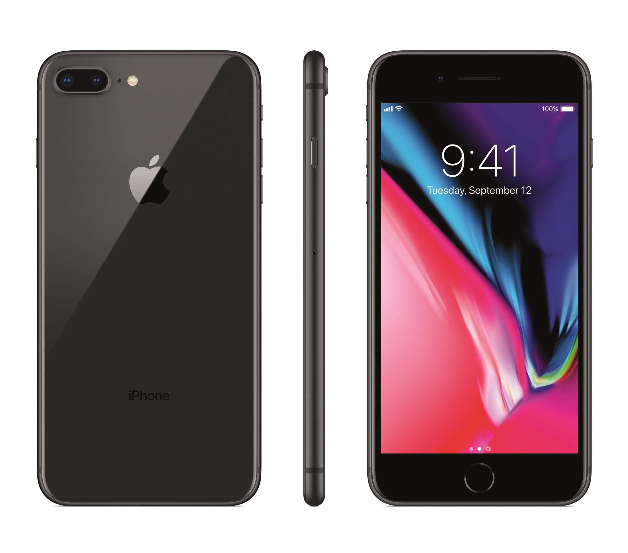 Apple iPhone 8 Plus, 64GB, Space Gray - for Cricket Wireless (Renewed)