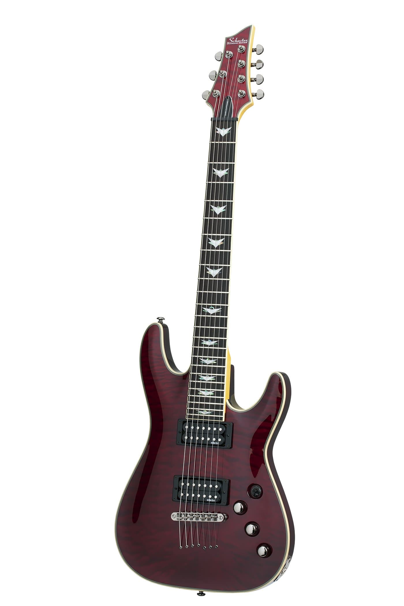 Schecter Omen Extreme-7 Electric Guitar - Black Cherry