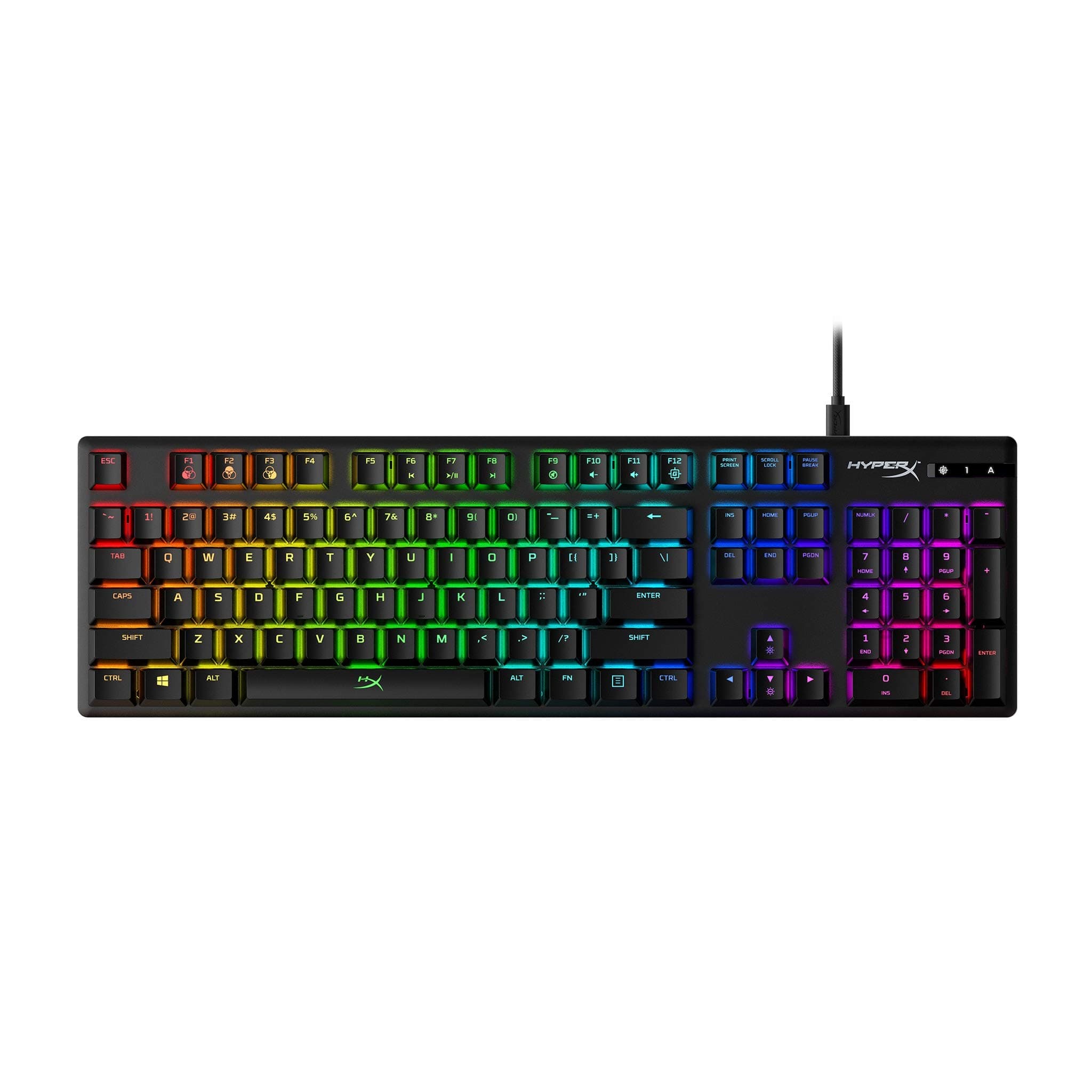 HyperX Alloy Origins - Mechanical Gaming Keyboard, Software-Controlled Light & Macro Customization, Compact Form Factor, RGB LED Backlit - Linear H...