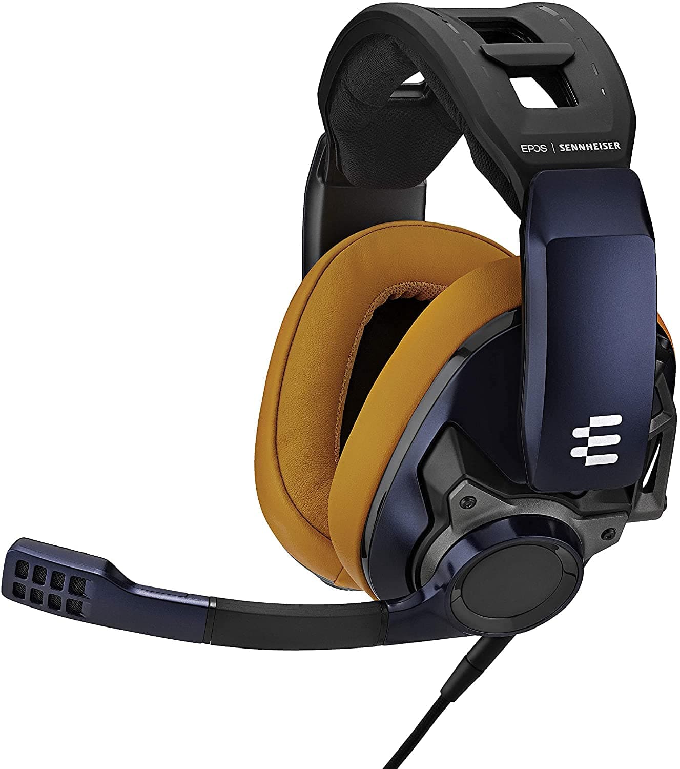 EPOS I Sennheiser GSP 602 – Wired Closed Acoustic Gaming Headset, Noise-Cancelling Microphone, Adjustable Headband with Customizable Contact Pressu...
