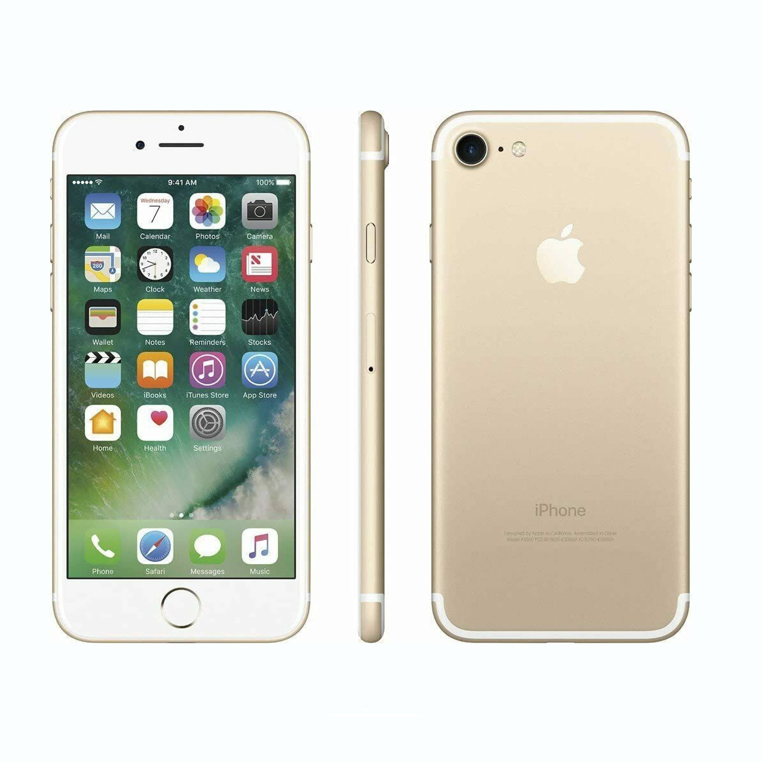 Apple iPhone 7, US Version, 128GB, Gold for Verizon (Renewed)