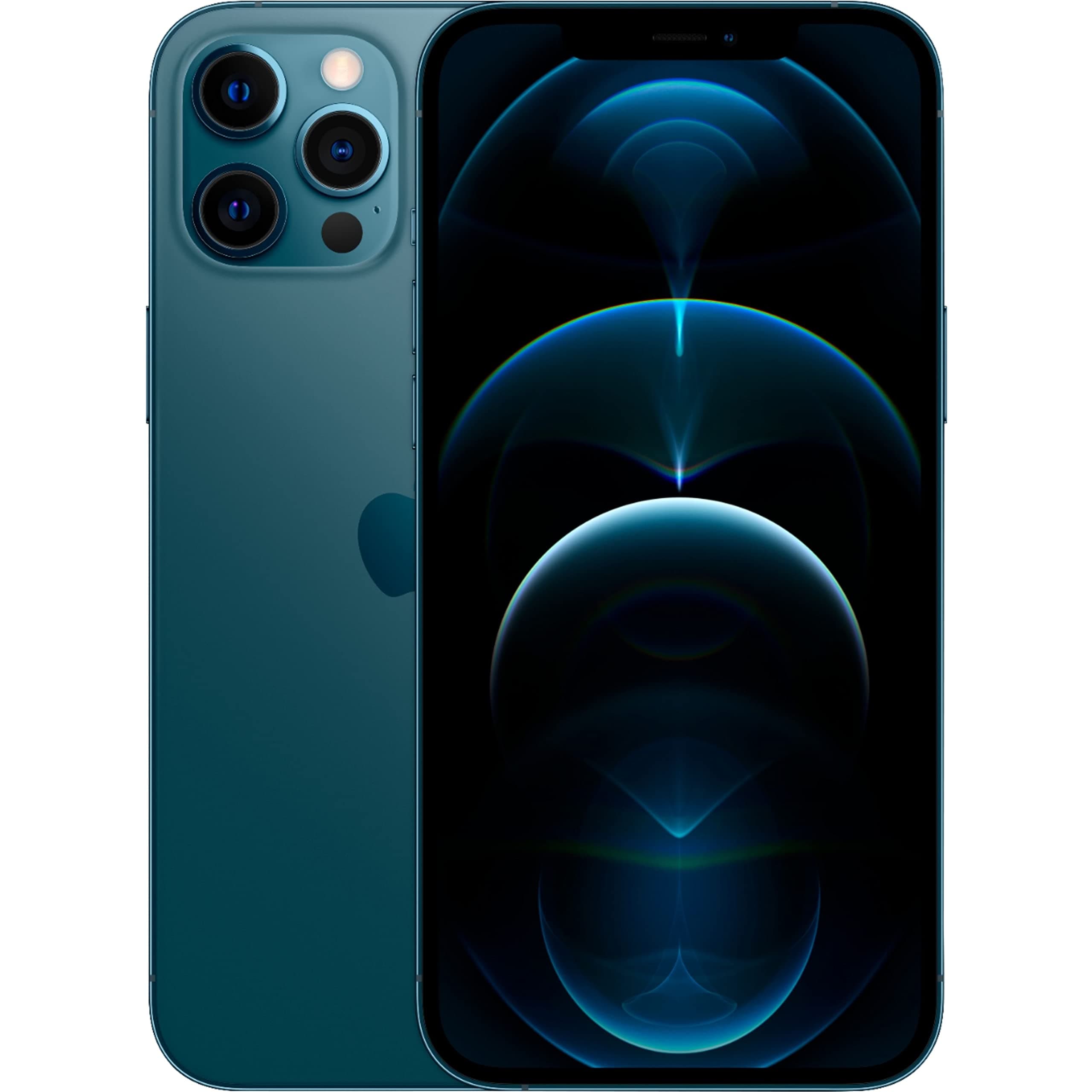 Apple iPhone 12 Pro Max, 128GB, Pacific Blue - Fully Unlocked (Renewed)