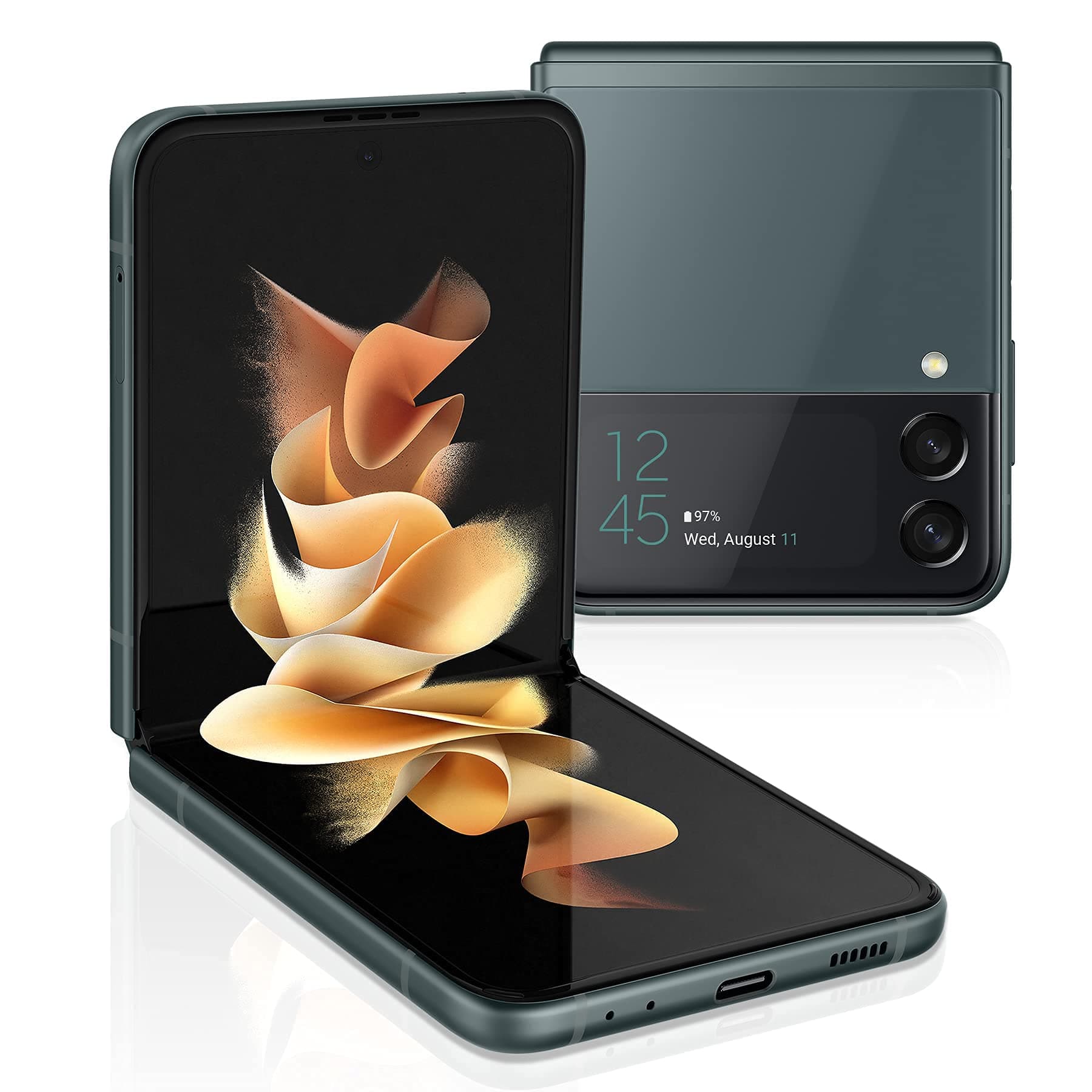 SAMSUNG Galaxy Z Flip 3 5G Factory Unlocked Android Cell Phone US Version Smartphone Flex Mode Intuitive Camera Compact 128GB Storage US Warranty, ...