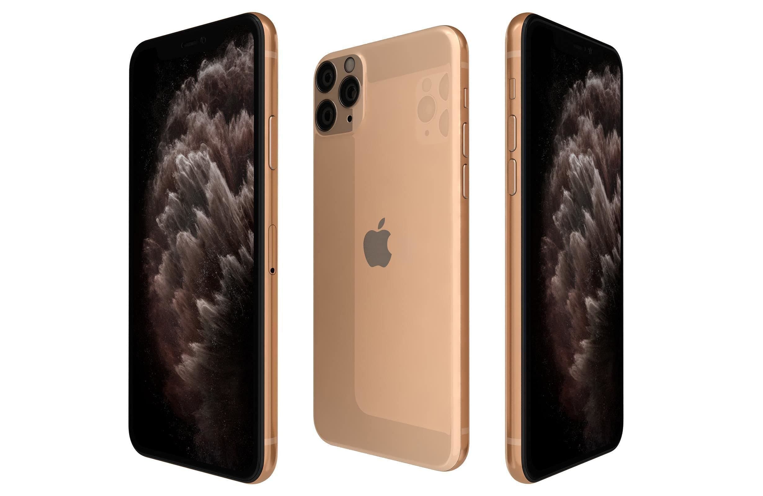 Apple iPhone 11 Pro Max, 256GB, Gold - Fully Unlocked (Renewed Premium)