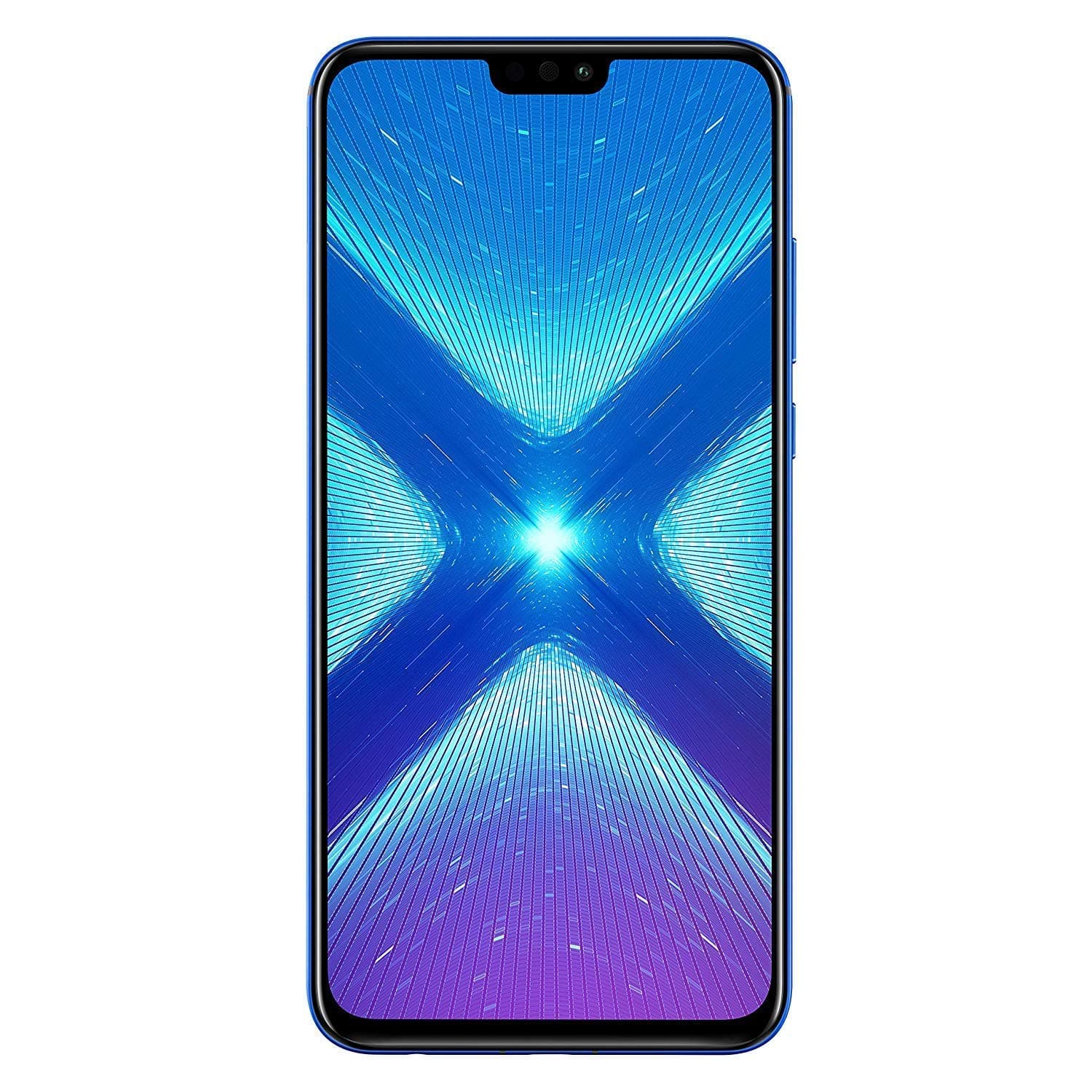 Huawei Honor 8X (64GB + 4GB RAM) 6.5" HD 4G LTE GSM Factory Unlocked Smartphone - International Version No Warranty JSN-L23 (Blue)