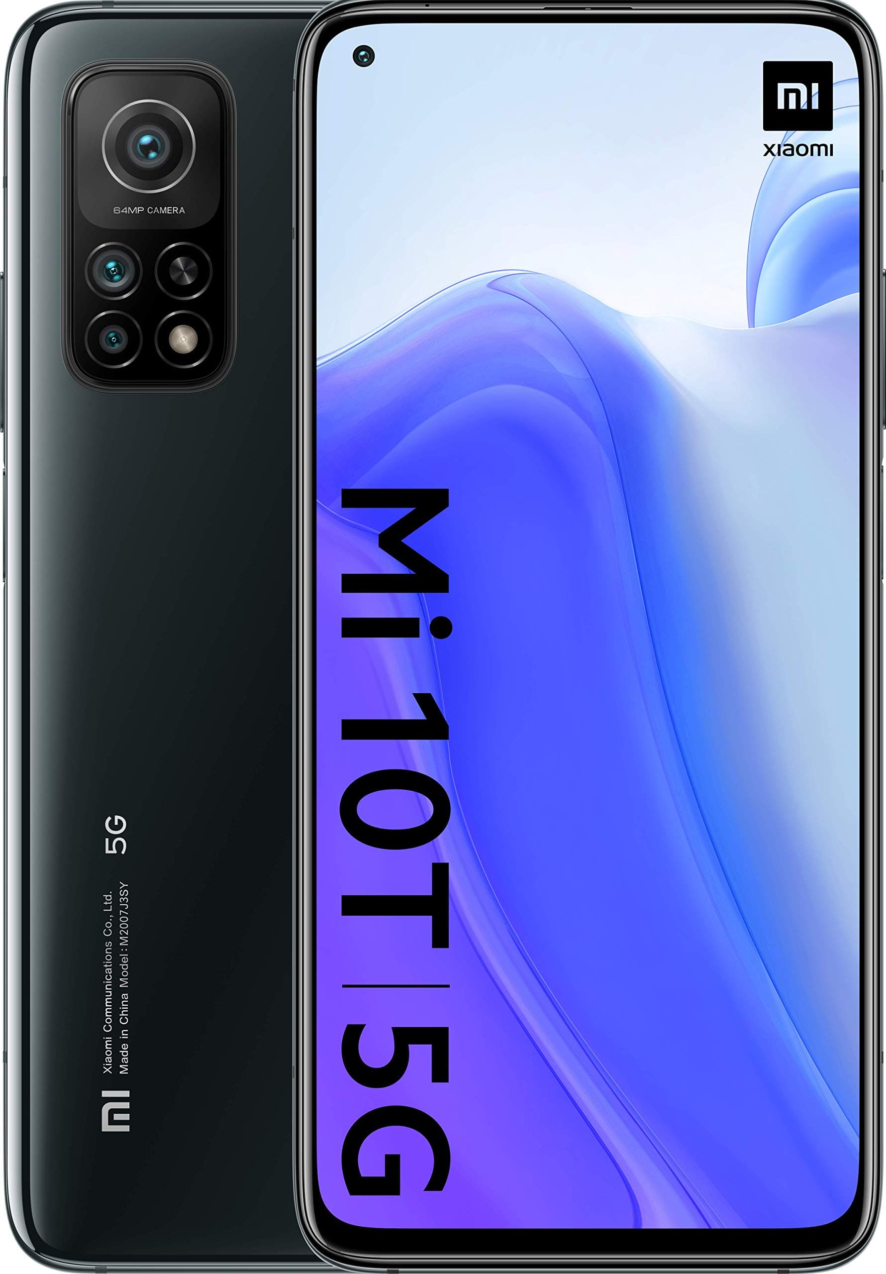 Xiaomi Mi 10T - Smartphone 6 GB + 128 GB, Dual Sim, Alexa Hands-Free, Nero (Cosmic Black)